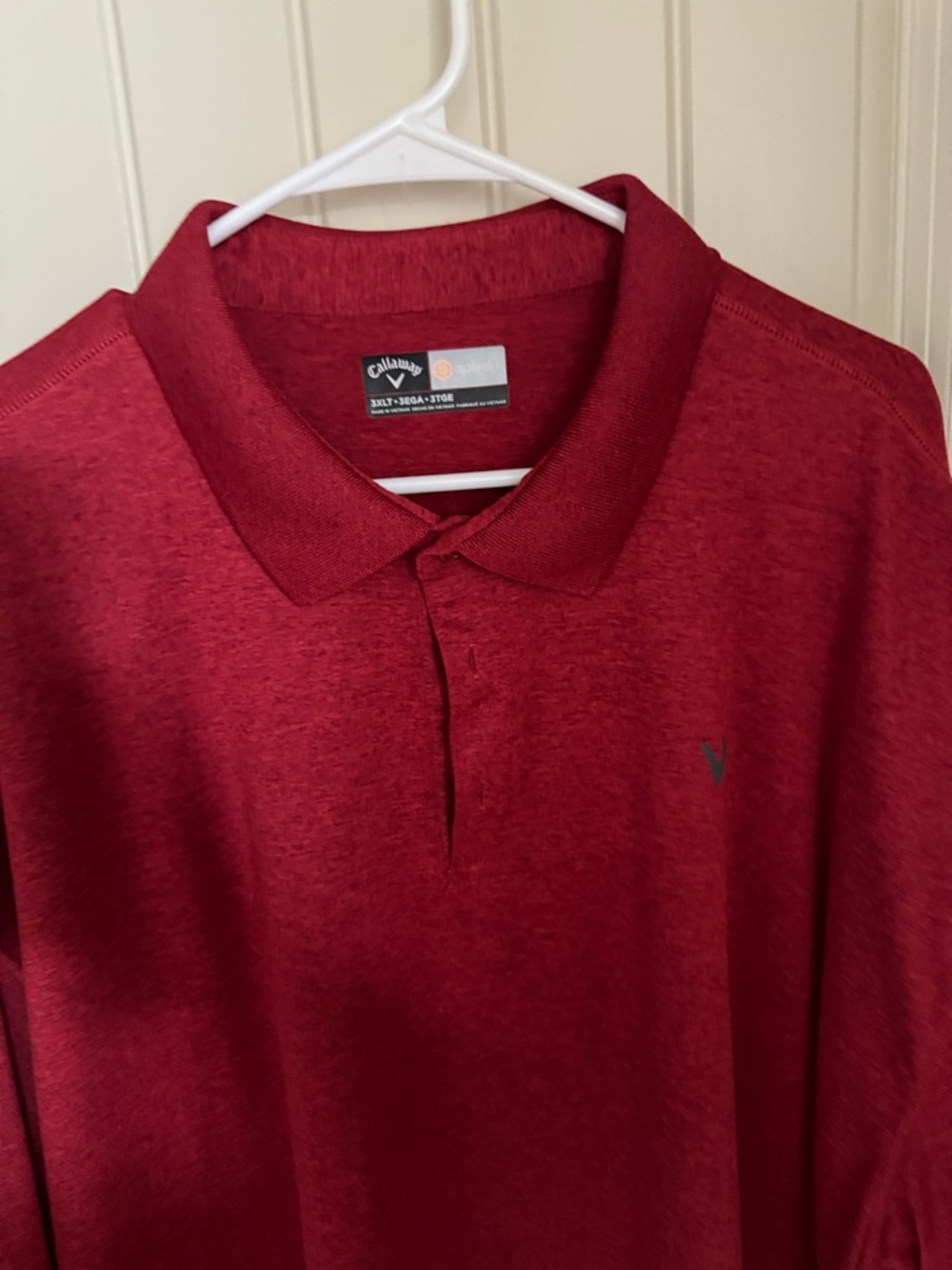Callaway Men's Burgundy Heather Polo